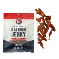 Smoked salmon jerky (120g) in Illinois.